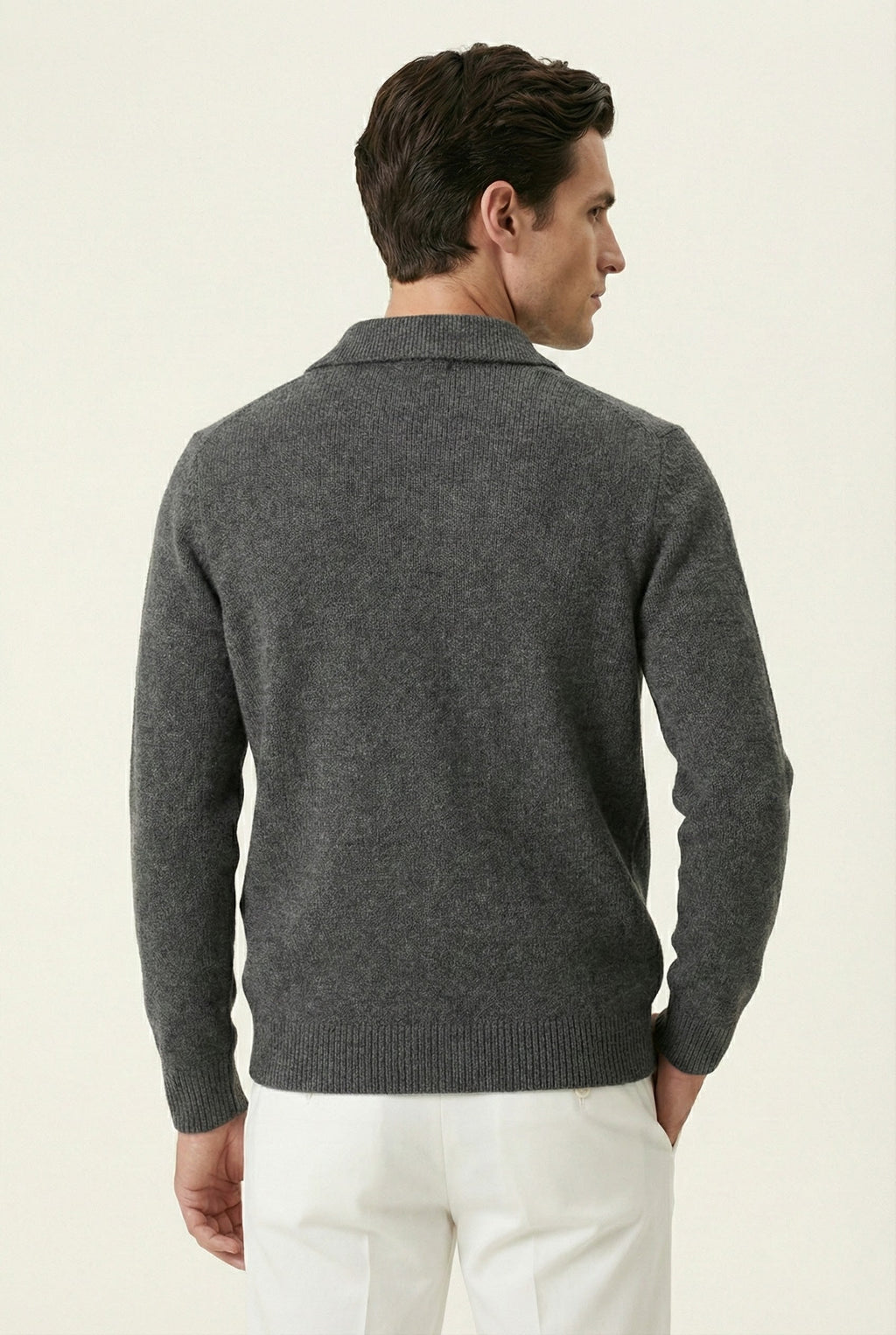 Santio Grey Knit Vest
