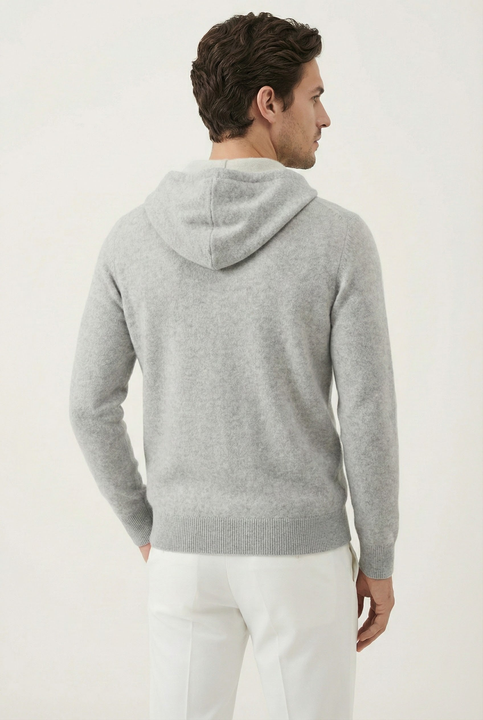 Santo Zip Up Light Grey