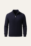 Sero Zip Knit Navy