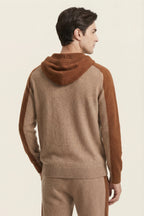 Jaquard Cashmere Tracksuit Beige