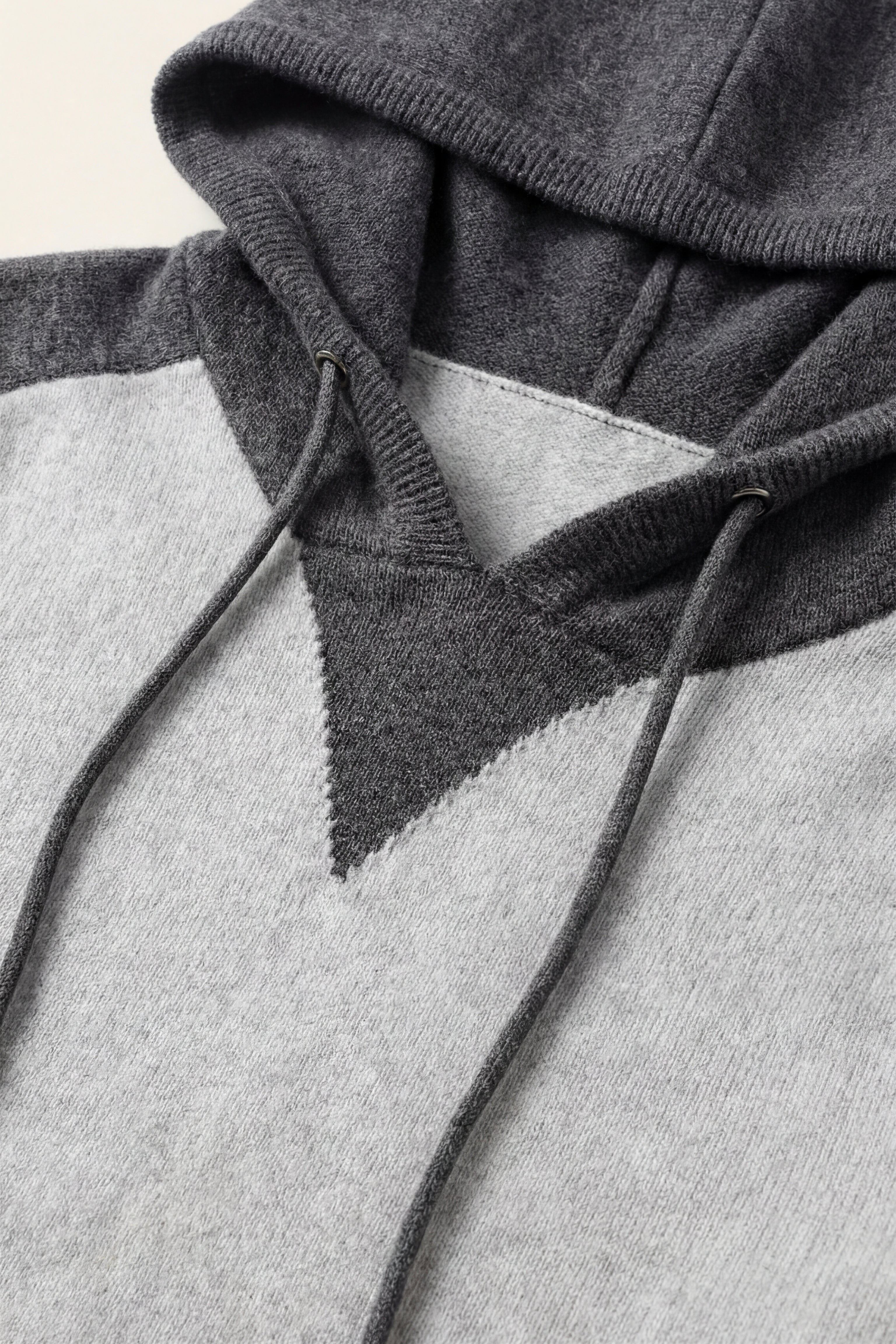 Jaquard Cashmere Tracksuit Grey