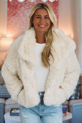 Icebreaker Faux Fur Coat - Ivory