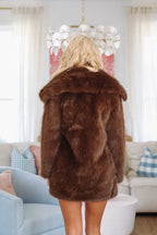 Polar Glow Coat - Brown