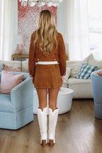 Rustic Muse Biker Jacket - Camel (FINAL SALE)