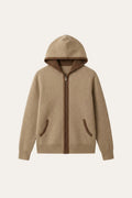 Santoni Extrafine Hoodie Cream