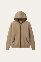 Santoni Extrafine Hoodie Cream