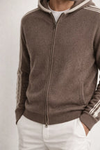 Alio Zip Up Brown