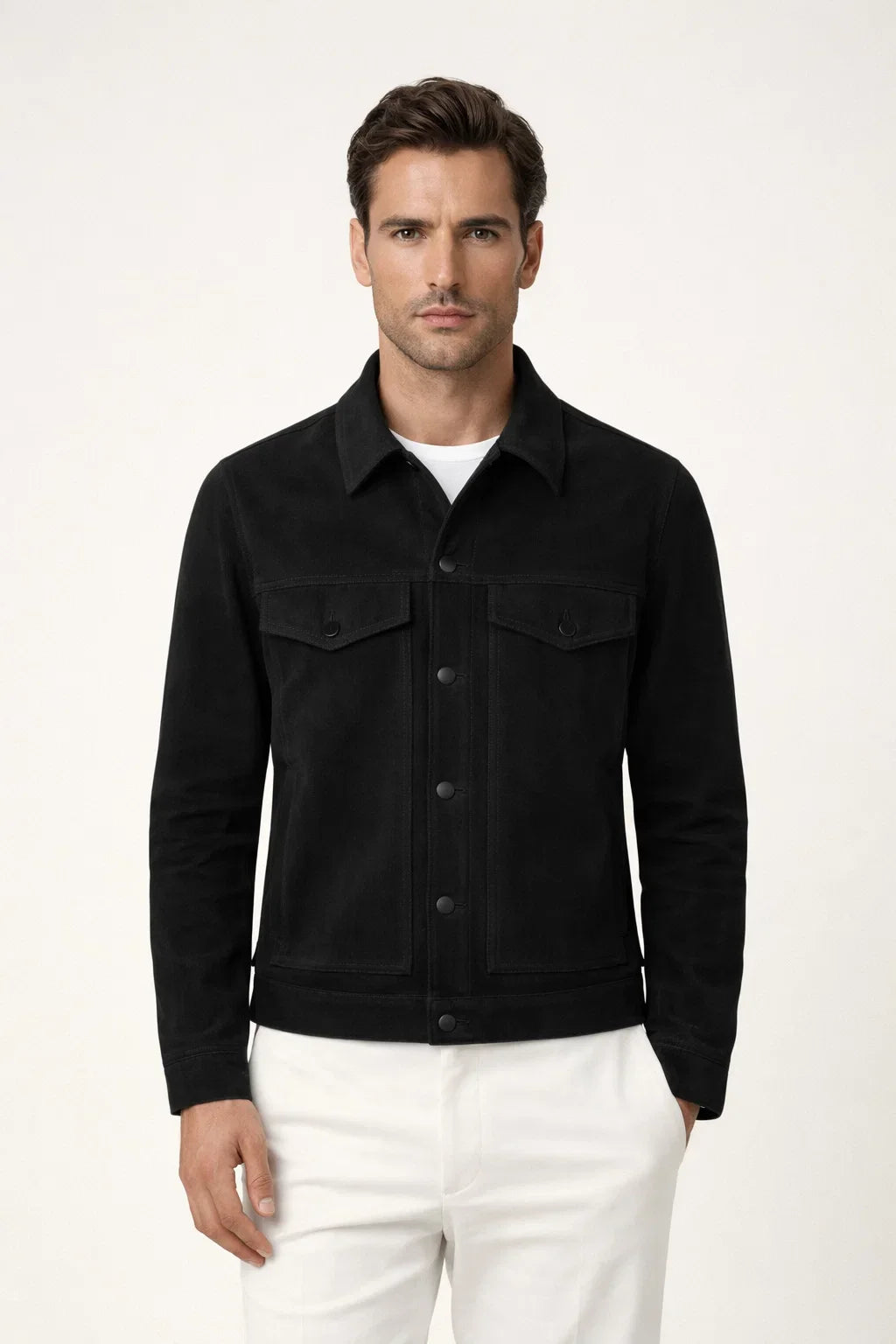 Black Light Suede Jacket