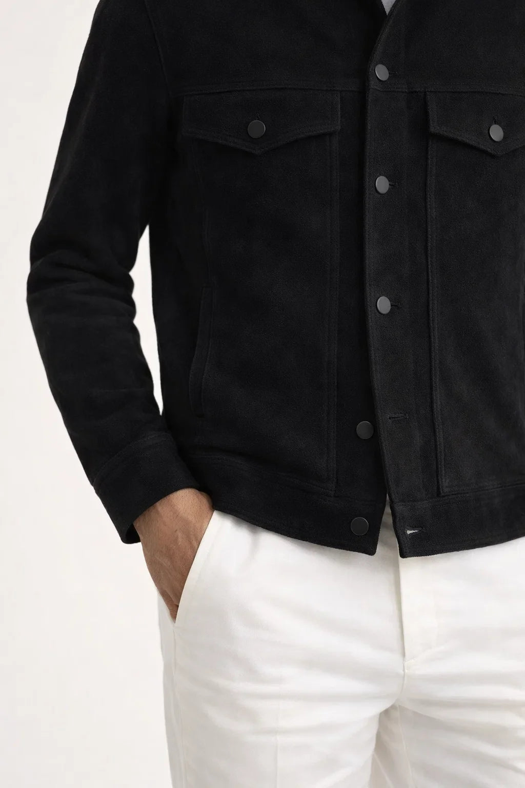 Black Light Suede Jacket