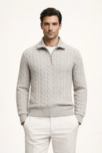 Sero Zip Knit Grey