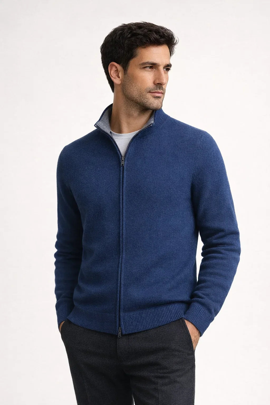 Georgio Reversible Zip Navy