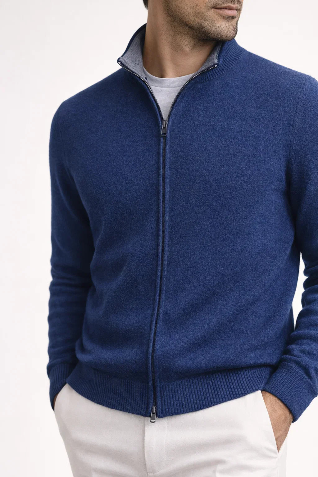 Georgio Reversible Zip Navy