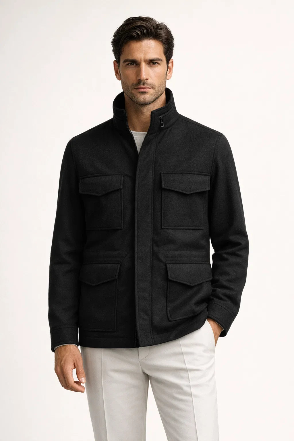 Givano Expedition Coat Black