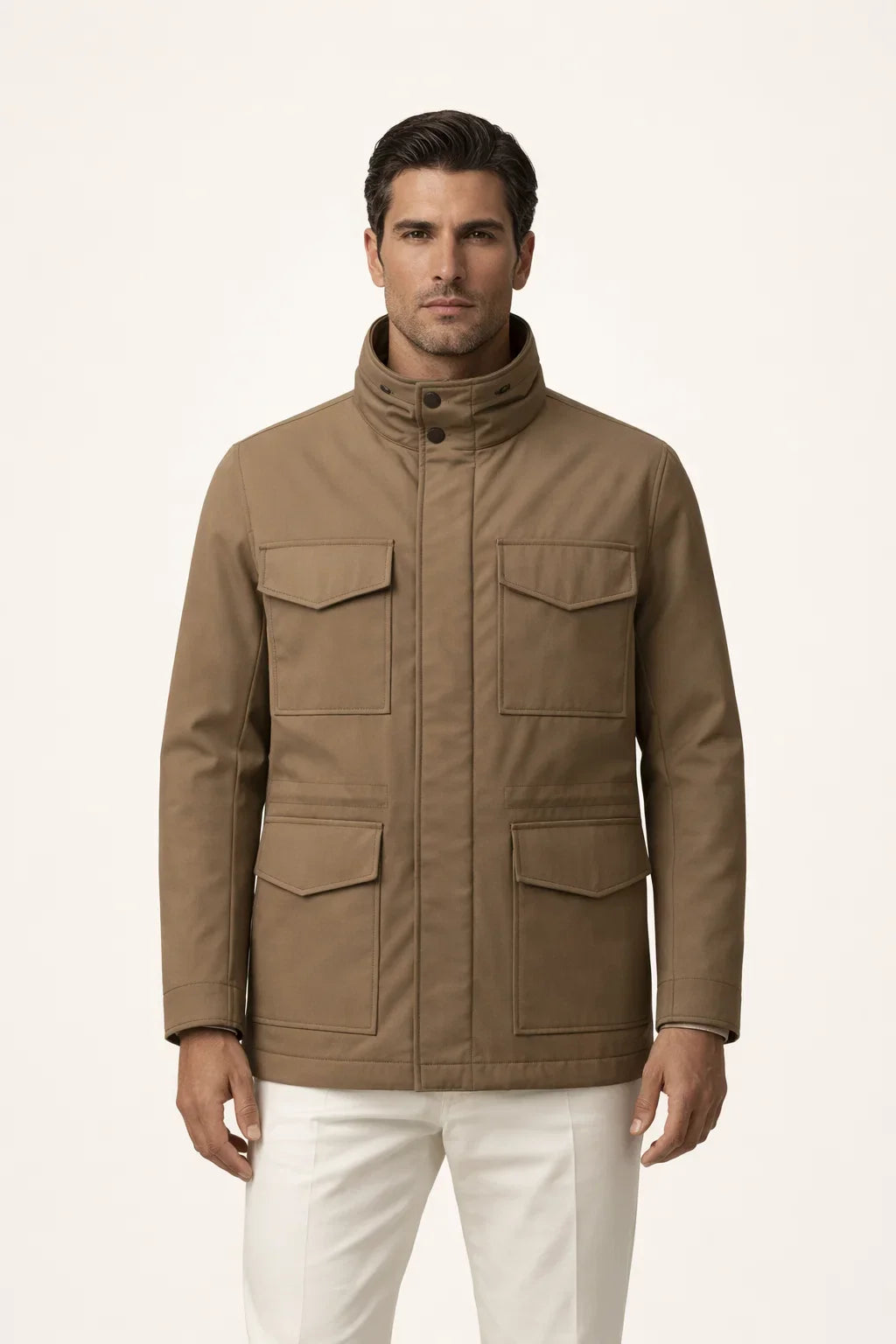Givano Expedition Coat Khaki