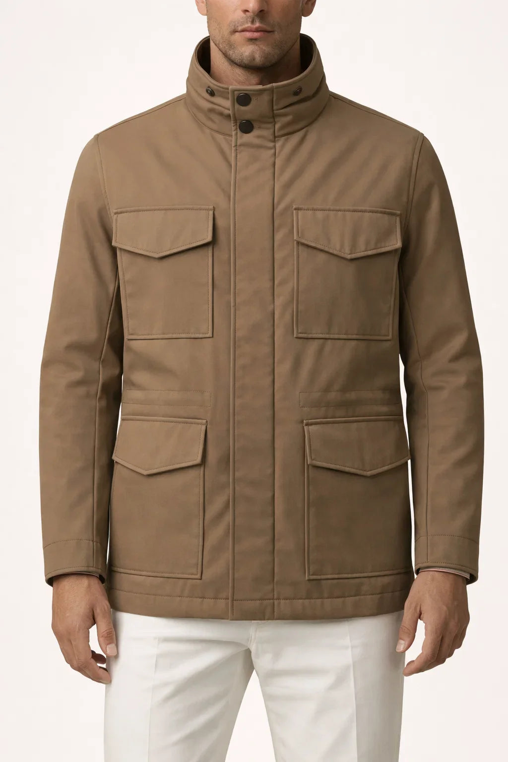 Givano Expedition Coat Khaki